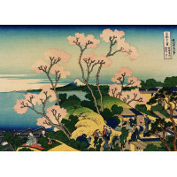 GRAFIKA Puzzle Velká vlna u pobřeží Kanagawy a Městská oblast Shinagawa 2x500 dílků