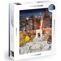 GALISON Puzzle Washington Square Park ve dne v noci 1000 dílků
