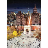 GALISON Puzzle Washington Square Park ve dne v noci 1000 dílků