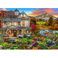 BLUEBIRD Puzzle Zahradní venkovský dům 500 dílků