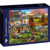 BLUEBIRD Puzzle Zahradní venkovský dům 500 dílků