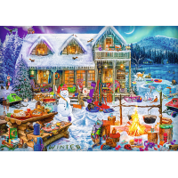 TREFL Puzzle Zimní čas 1000 dílků