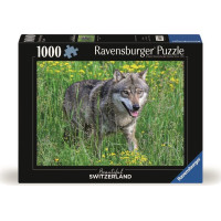 RAVENSBURGER Puzzle Nebojácný vlk 1000 dílků