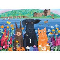 RAVENSBURGER Puzzle Zvířecí kamarádi 1000 dílků