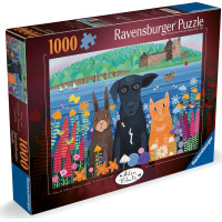 RAVENSBURGER Puzzle Zvířecí kamarádi 1000 dílků