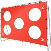 Dětská fotbalová tréninková branka 2v1 + podložka na přesnost 215 x 153 x 76 cm