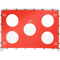 Dětská fotbalová tréninková branka 2v1 + podložka na přesnost 215 x 153 x 76 cm
