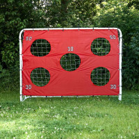 Dětská fotbalová tréninková branka 2v1 + podložka na přesnost 215 x 153 x 76 cm