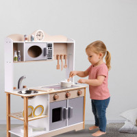LULILO Dětská dřevěná kuchyňka MDF KUKETO + příslušenství