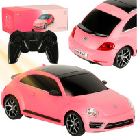 RC auto 1:24 Volkswagen Beetle-UV růžové