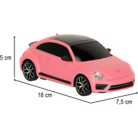 RC auto 1:24 Volkswagen Beetle-UV růžové
