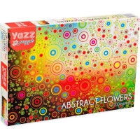YAZZ Puzzle Abstraktní květy 1000 dílků
