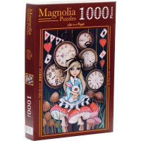 MAGNOLIA Puzzle Alenka a čas 1000 dílků