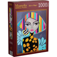 MAGNOLIA Puzzle Barevná dívka 1000 dílků