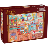 MAGNOLIA Puzzle Barevná pekárna 1000 dílků