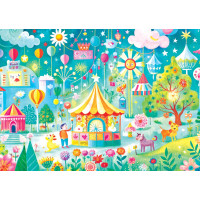 YAZZ Puzzle Barevné město 1000 dílků