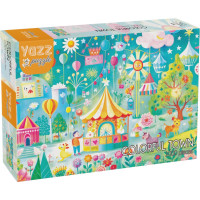YAZZ Puzzle Barevné město 1000 dílků