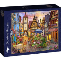 BLUEBIRD Puzzle Bavorské městečko 1000 dílků