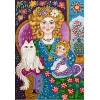 ALIPSON Puzzle Dáma se zlatými vlasy 1000 dílků