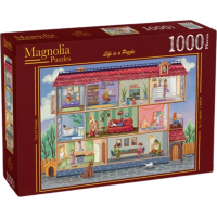 MAGNOLIA Puzzle Domov, sladký domov 1000 dílků