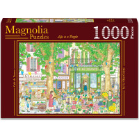 MAGNOLIA Puzzle Francouzská kavárna 1000 dílků