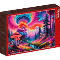 ALIPSON Puzzle Houbový les 1000 dílků