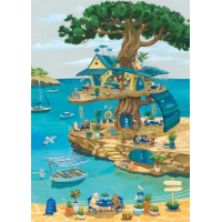 MAGNOLIA Puzzle Kočky na stromě 1000 dílků