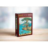 MAGNOLIA Puzzle Kočky na stromě 1000 dílků