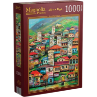 MAGNOLIA Puzzle Krásná vesnice 1000 dílků