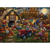 SCHMIDT Puzzle Mickey a Minnie: Dýňová slavnost 1000 dílků