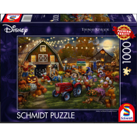 SCHMIDT Puzzle Mickey a Minnie: Dýňová slavnost 1000 dílků