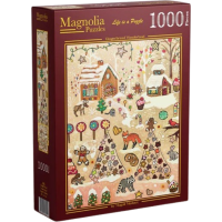 MAGNOLIA Puzzle Perníková říše divů 1000 dílků