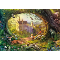 SCHMIDT Puzzle Pohádkový hrad a kouzelný les 1000 dílků