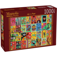 MAGNOLIA Puzzle Popartová mozaika 1000 dílků