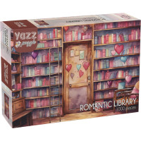 YAZZ Puzzle Romantická knihovna 1000 dílků