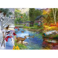 ALIPSON Puzzle Sezónní přechody 1000 dílků