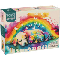YAZZ Puzzle Štěňátka 1000 dílků