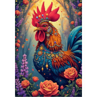ALIPSON Puzzle Tajná kohoutí zahrada 1000 dílků
