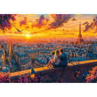 SCHMIDT Puzzle Pařížské střešní šepoty 1000 dílků