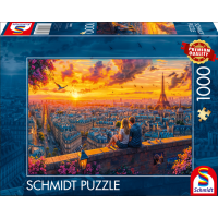 SCHMIDT Puzzle Pařížské střešní šepoty 1000 dílků