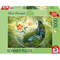 SCHMIDT Puzzle V lese kolibříků 1000 dílků