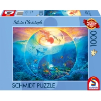 SCHMIDT Puzzle V zemi mořských živočichů 1000 dílků