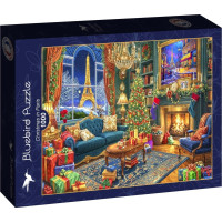 BLUEBIRD Puzzle Vánoce v Paříži 1000 dílků