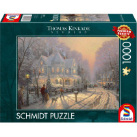 SCHMIDT Puzzle Vánoční setkání 1000 dílků