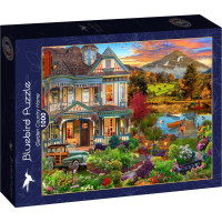 BLUEBIRD Puzzle Venkovský dům se zahradou 1000 dílků