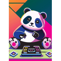 YAZZ Puzzle Veselá panda 1000 dílků