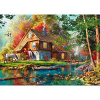 SCHMIDT Puzzle Vodní mlýn na podzim 1000 dílků