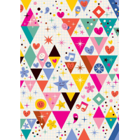 YAZZ Puzzle Zábavné trojúhelníky 1000 dílků