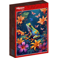 ALIPSON Puzzle Žabka a motýlci 1000 dílků