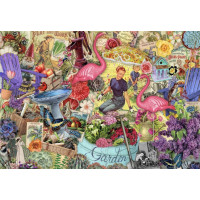 GRAFIKA Puzzle Zahradní koláž 1000 dílků
